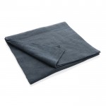 Bufanda acrílica de Polylana® de estilo elegante y sofisticado color azul grisáceo