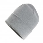 Gorros sostenibles color gris claro tercera vista