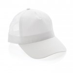 Gorra tipo camionero sostenible color blanco septima vista