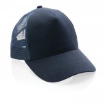 Gorra tipo camionero sostenible color azul marino septima vista