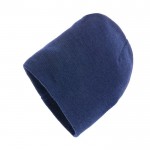 Gorros de invierno eco diseño clásico color azul marino tercera vista