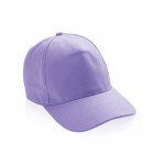 Gorras promocionales de algodón reciclado color violeta