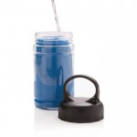 Toalla de microfibra con protección solar hecha para refrescar color azul tercera vista
