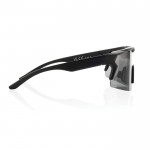 Gafas deportivas con lentes polarizadas y materiales eco UV400 color negro tercera vista
