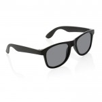 Gafas de sol de plástico PP reciclado color negro