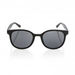 Gafas solares retro de fibra de paja de trigo y protección UV400 color negro segunda vista