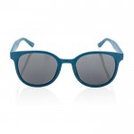 Gafas solares retro de fibra de paja de trigo y protección UV400 color azul segunda vista