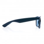 Gafas de sol de plástico reciclado color azul marino tercera vista
