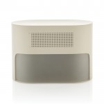 Reloj despertador eco con luz gradual y paisajes sonoros relajantes color beige quinta vista