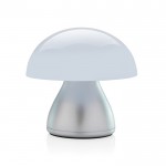 Lámpara de mesa portátil con función touch y 2 modos de luz color gris