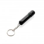 Linterna llavero recargable y ultra brillante con LED Gearx color negro segunda vista