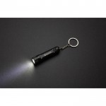 Linterna llavero recargable y ultra brillante con LED Gearx color negro sexta vista