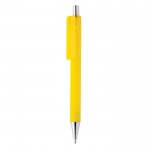 Bolígrafos promocionales con punta de cromo color amarillo