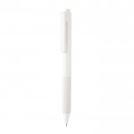 Bolígrafo de tinta alemana con silicona color blanco
