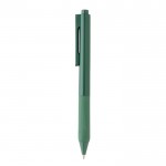 Bolígrafo de tinta alemana con silicona color verde tercera vista