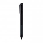 Bolígrafo con bloqueo seguro antimanchas tinta azul Dokumental® color negro