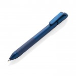 Bolígrafo con bloqueo seguro antimanchas tinta azul Dokumental® color azul cuarta vista