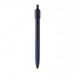 Bolígrafo de plástico reciclado antiestrés tinta azul Dokumental® color azul marino