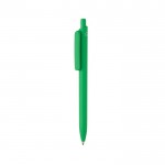 Bolígrafo ecológico con gran clip con tinta azul Dokumental® color verde
