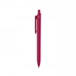 Bolígrafo ecológico con gran clip con tinta azul Dokumental® color rosa tercera vista