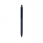 Bolígrafo ecológico con gran clip con tinta azul Dokumental® color azul marino segunda vista