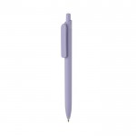 Bolígrafo ecológico con gran clip con tinta azul Dokumental® color violeta