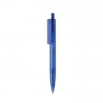Bolígrafo ecológico con diseño geométrico tinta azul Dokumental® color azul
