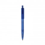Bolígrafo ecológico con diseño geométrico tinta azul Dokumental® color azul segunda vista