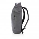 Mochila tipo bolsa antirrobo color gris septima vista