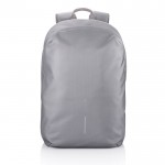 Mochila antirrobo con bolsillos RFID color gris tercera vista