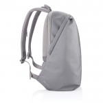 Mochila antirrobo con bolsillos RFID color gris cuarta vista