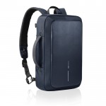 Mochila antirrobo de RPET que se convierte en maletín para PC 16” color azul marino