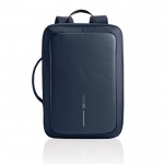 Mochila antirrobo de RPET que se convierte en maletín para PC 16” color azul marino tercera vista