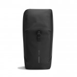 Mochila multiusos con tejido resistente al gua y solapa PC 16” color negro sexta vista