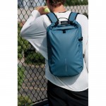 Mochila antirrobo resistente al agua capacidad 26L y PC 16'' color azul