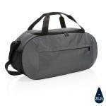 Bolsa deportiva reciclada color gris oscuro