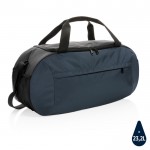 Bolsa deportiva reciclada color azul marino