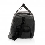 Bolsa de viaje y deportiva reciclada color negro quinta vista