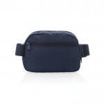 Bolsa bandolera mutliusos de RPET con correa y capacidad de 1L color azul marino tercera vista