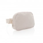 Bolsa bandolera mutliusos de RPET con correa y capacidad de 1L color beige