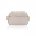 Bolsa bandolera mutliusos de RPET con correa y capacidad de 1L color beige tercera vista