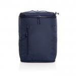 Mochila nevera de RPET con correas ajustables capacidad 18L color azul marino tercera vista
