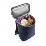 Mochila nevera de RPET con correas ajustables capacidad 18L color azul marino sexta vista