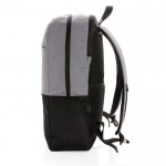 Mochila con RFID y USB color negro cuarta vista