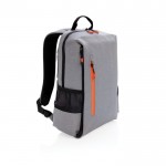 Mochila con RFID y USB color gris