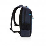 Mochila con RFID y USB color azul marino cuarta vista