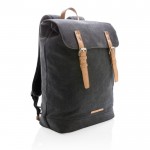 Mochila de alta calidad en lona color negro
