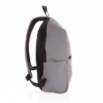 Mochila minimalista para ordenador color gris tercera vista