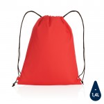 Mochila saco ligera y reciclada color rojo