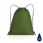 Mochila saco ligera y reciclada color verde oscuro